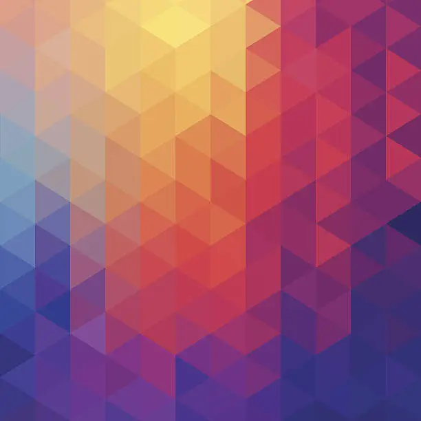 Vector illustration of Cube diamond abstract background