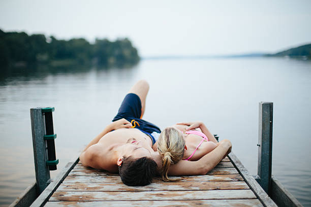 istock Couple spending time together at the lake 474163515