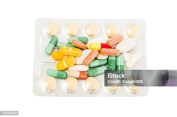 Blister And Pills Stock Photo - Download Image Now - 2015, Assistance, Blister