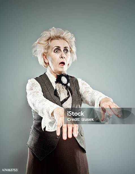 Crazy Countess Stock Photo - Download Image Now - Bizarre, Countess, 60-69 Years