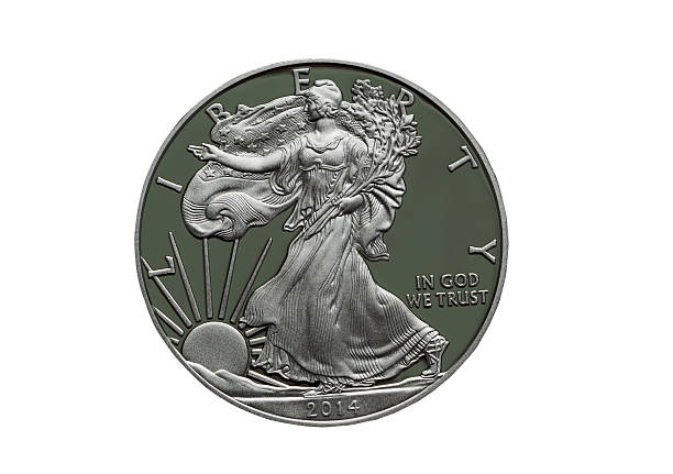 istock 2014 Proof United States of America Silver Dollar 474170621