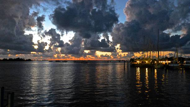 istock Dawn at a Coconut Grove marina 474174388