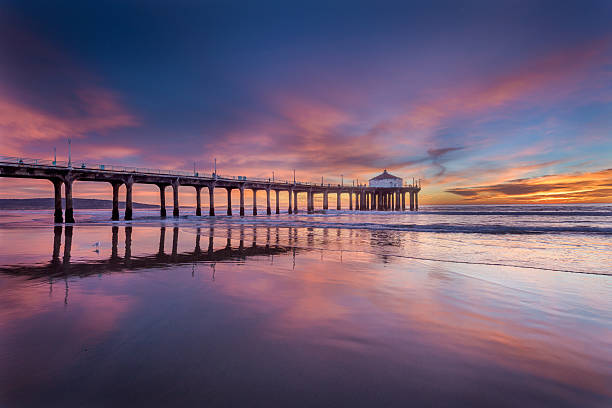 istock Pier at sunset on the ocean 474175312