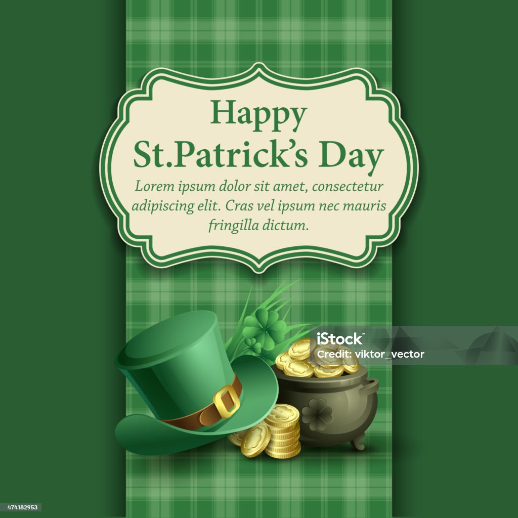 St.Patrick's Day background. Vector illustration Vector illustration  St. Patrick's Day stock vector