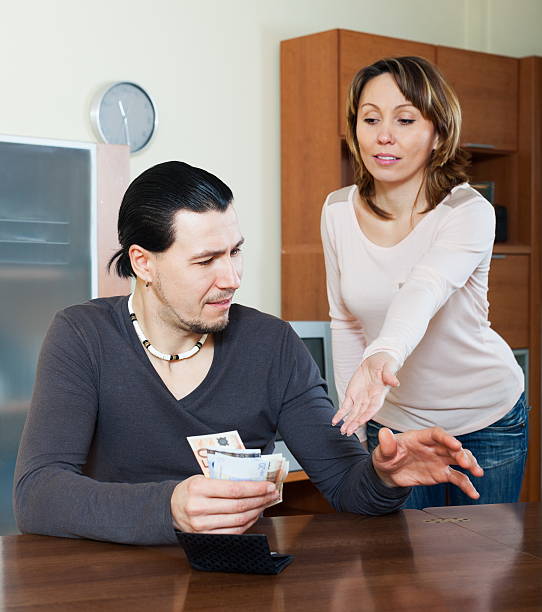 istock Wife asking for money 474183682