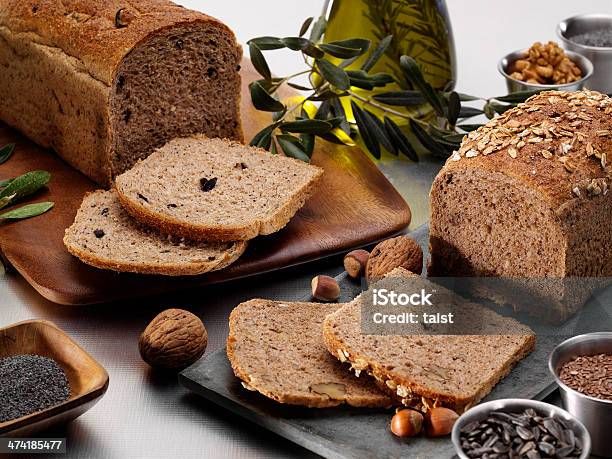 Sliced Breadstillife Stock Photo - Download Image Now - Bread, Chestnut - Food, Loaf of Bread