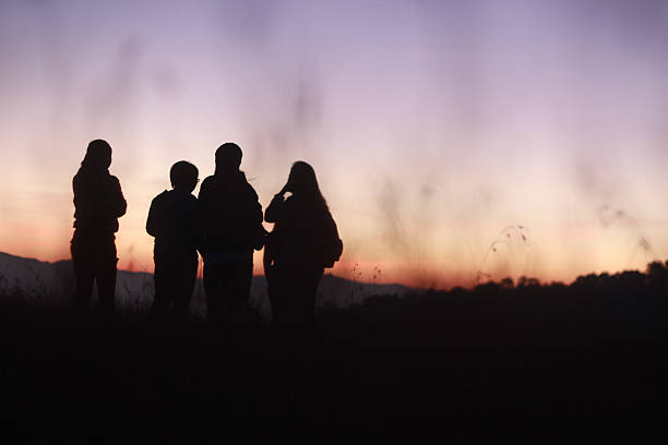 istock Group Hiking waiting for sunrise 474186860