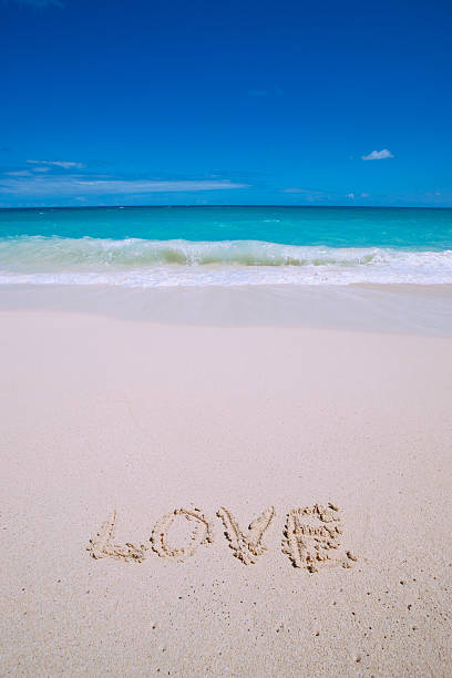 istock love sign in sand 474187036
