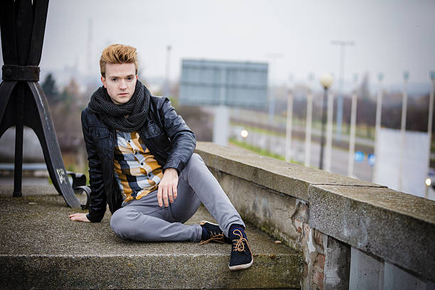 istock Handsome fashionable man outdoor 474187184