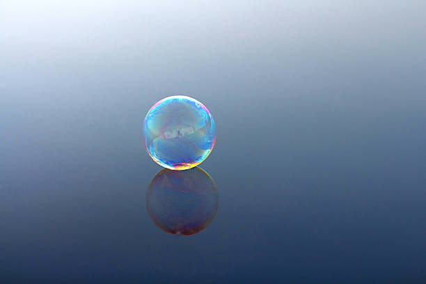 istock soap bubble floating in the water 474187442
