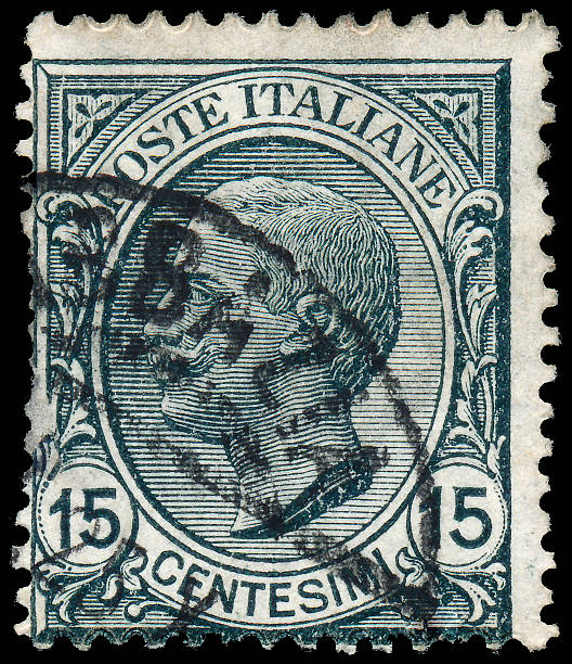 Stamp printed in Italy shows King Victor Emmanuel