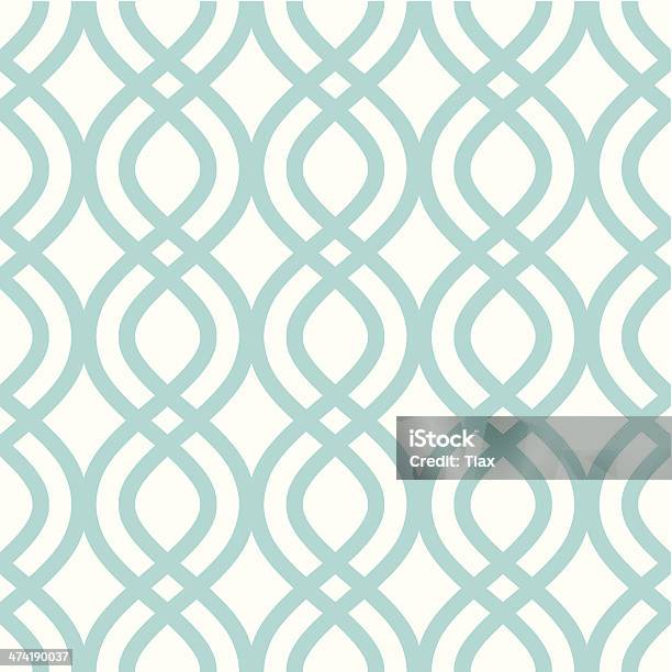 Vector Illustration Of Abstract Ornament Pattern Stock Illustration - Download Image Now - Floral Pattern, Modern, Leaf