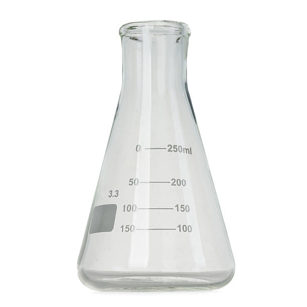istock Test tube isolated on white background, laboratory glassware 474190924