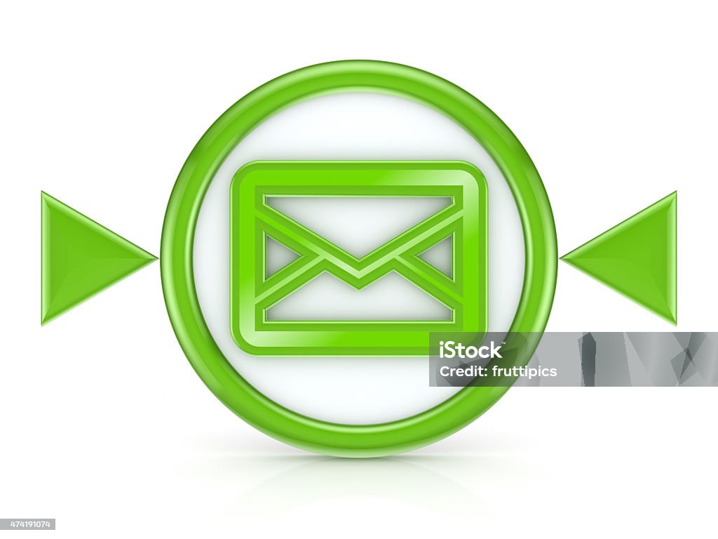 Mail icon. Mail icon.Isolated on white background.3d rendered illustration. 2015 Stock Photo