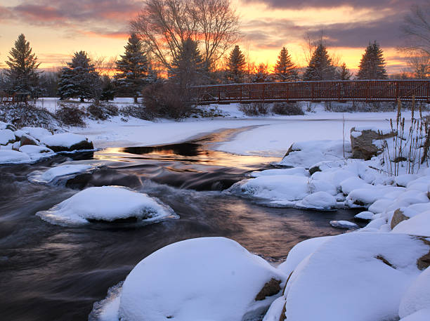 The Au Sable River at Grayling, Michigan