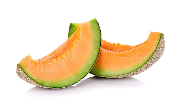 istock Slices Melon isolated on the white background 474192422