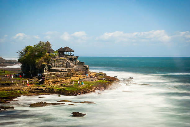 istock Tanah lot temple in long exposure, Bali 474192736