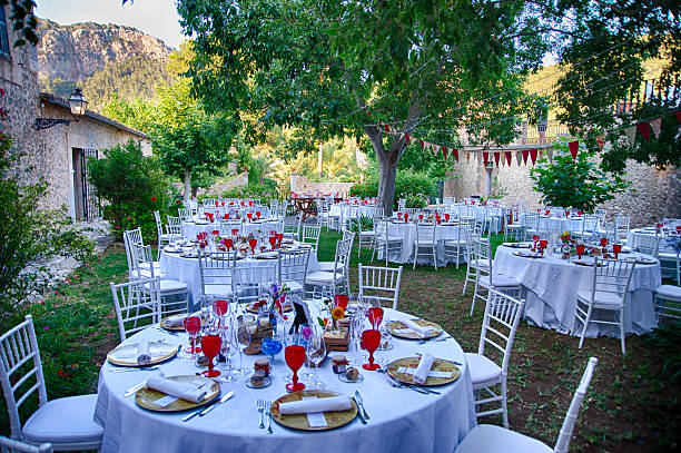 istock Table set for an event party or wedding 474192738