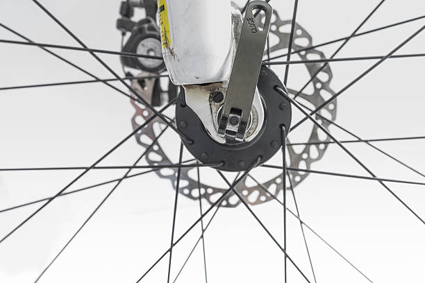 istock bicycle wheel lock and spokes 474193560