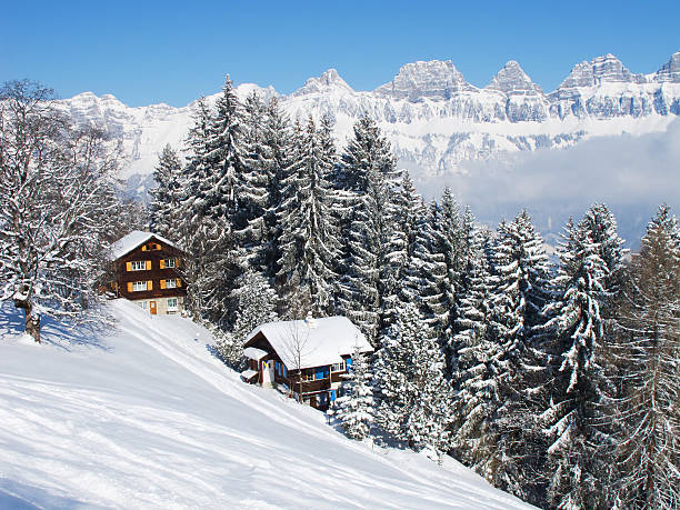 istock Winter holiday house 474193726