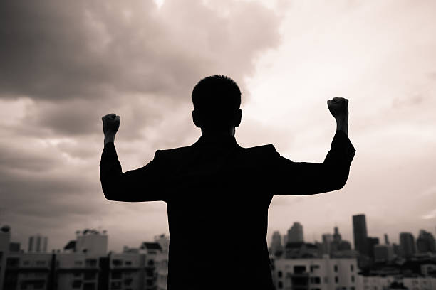 istock Strong confident men in the city 474195700