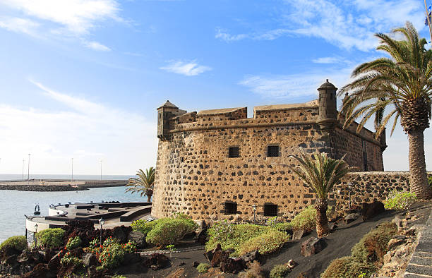 Arrecife, Spain - January 13, 2014: Castillo San Jose in Arrecife, Lanzarote, Canary Islands, Spain