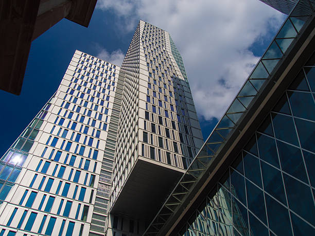 istock Modern architecture: Skyscrapers in Frankfurt, Germany 474198618