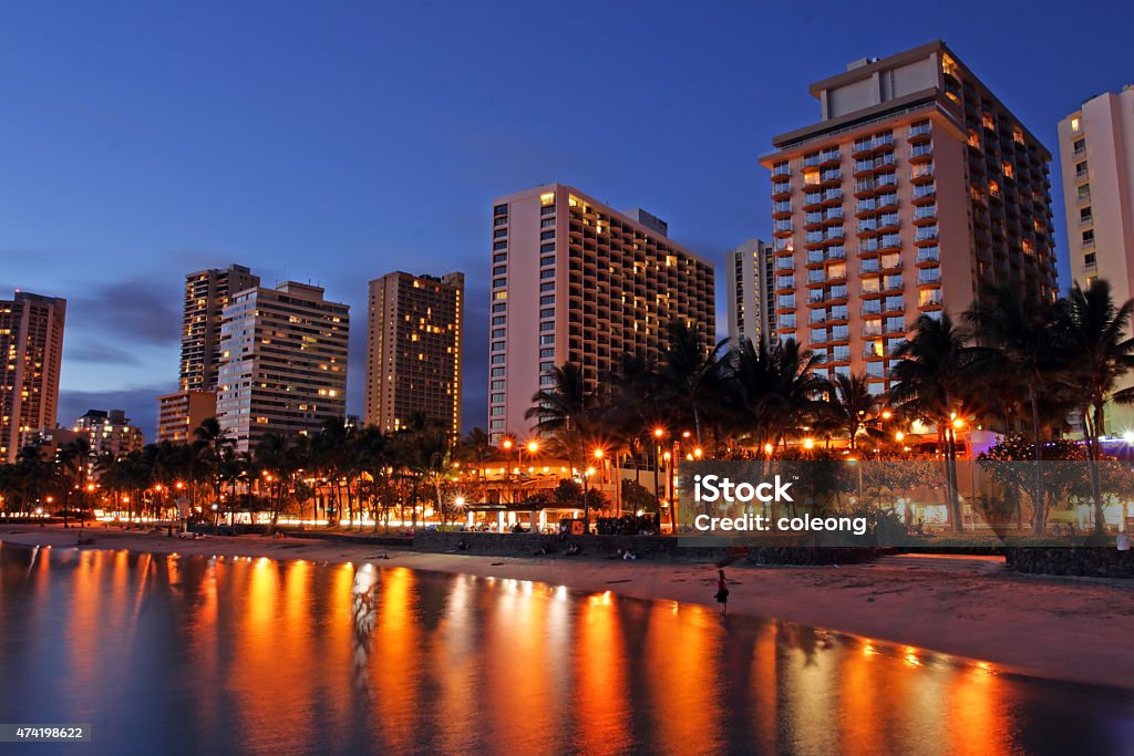 Waikiki Beach, Honolulu, Oahu, Hawaii Stock image of Waikiki Beach, Honolulu, Oahu, Hawaii 2015 Stock Photo