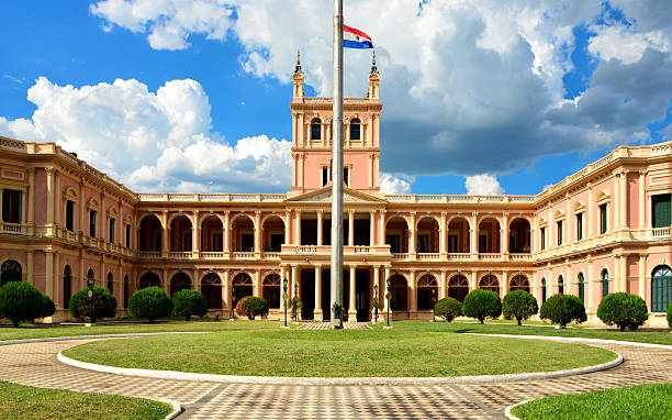 asunciónworld.kgm, paraguai: sede do governo - palladian imagens e fotografias de stock