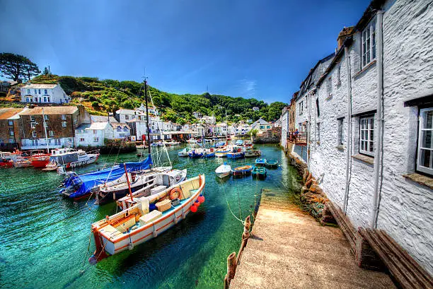 From the fishing Port of Polperro, Cornwall