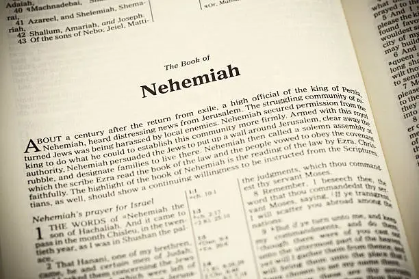 Open Bible ,The Book of Nehemiah