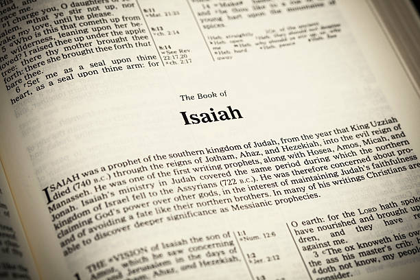 istock Open Bible ,The Book of Isaiah 474200989