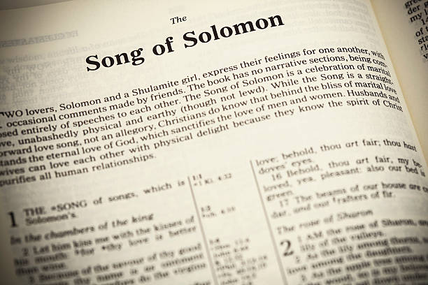 istock Open Bible ,Song of Solomon 474201037