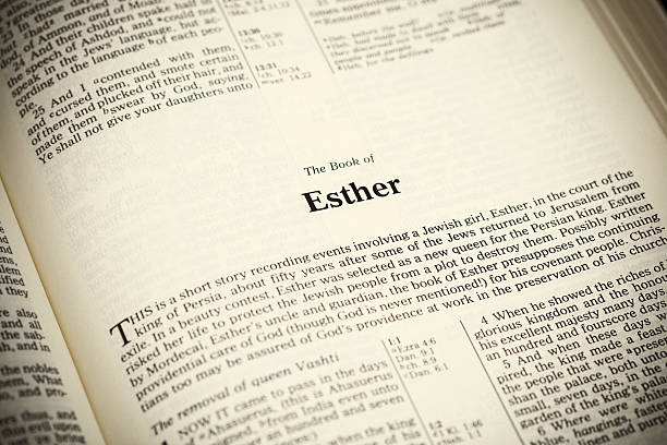 istock Open Bible ,The Book of Esther 474201121
