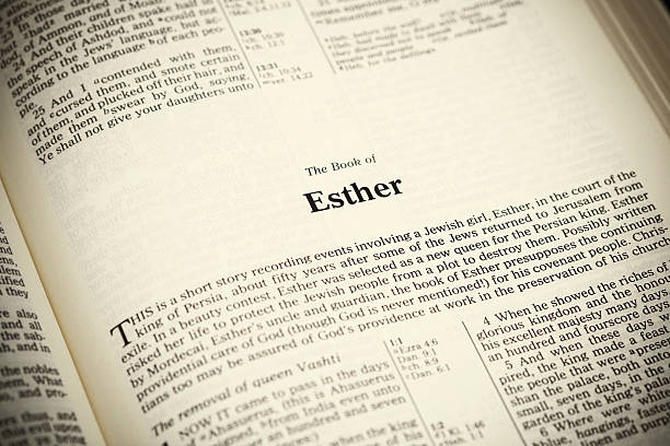 Open Bible ,The Book of Esther Open Bible ,The Book of Esther esther bible stock pictures, royalty-free photos & images