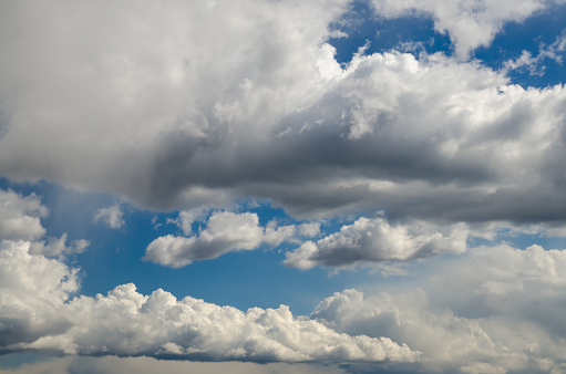 Overcast sky with storm clouds