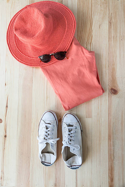 istock Set of various clothes and accessories for women 474207200