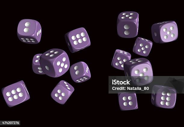 Say Stock Photo - Download Image Now - Dice, Purple, 2015