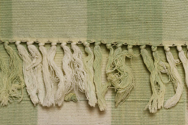 istock green and white striped fabric texture 474210475