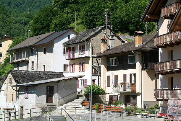 istock Village of Acquarossa on Blenio valley 474211464