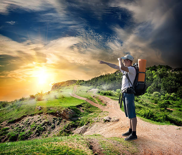 istock Tourist on the road in mountains 474211945