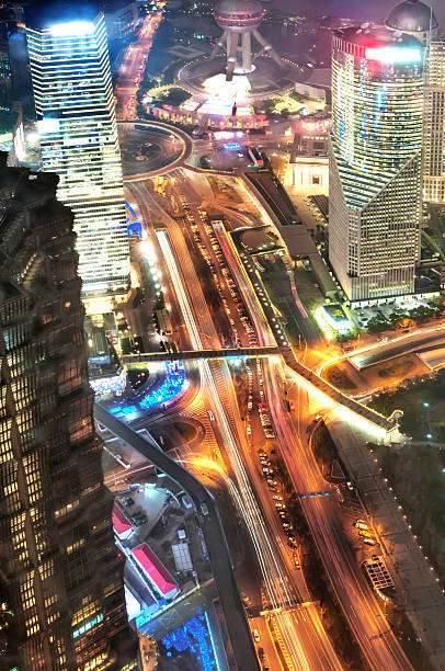 istock Bird view at Shanghai China. 474212087