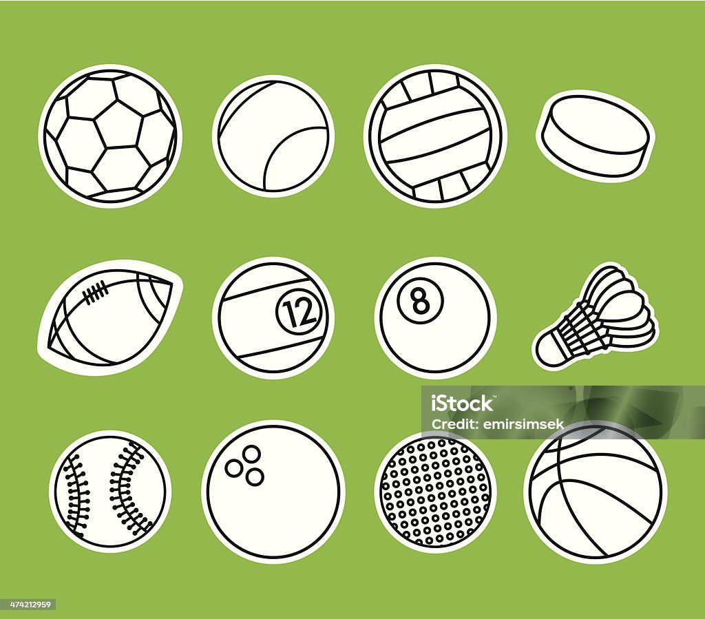 sport balls vector set of sport balls Activity stock vector