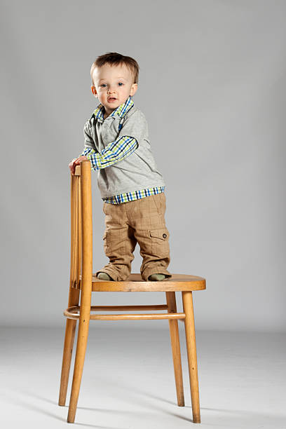 Young boy toddler stock photo