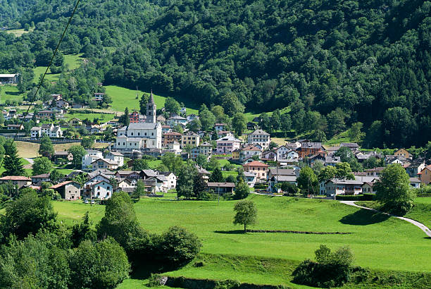 istock Village of Lottigna on Blenio valley 474217002