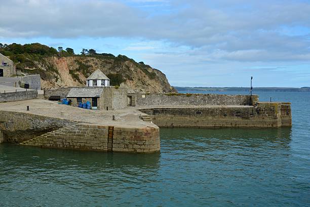 istock Charlestown Harbour in Cornwall, England 474217098