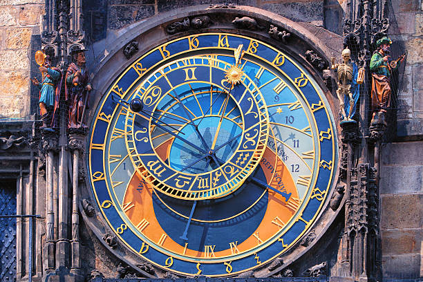 istock Famous astronomical clock Orloj in Prague 474217658