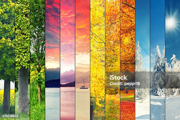 Planet Earth Stock Photo - Download Image Now - Four Seasons, Season, Landscape - Scenery