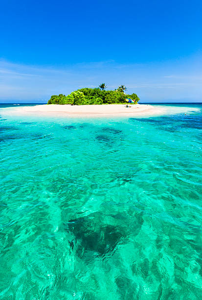 istock Lonely tropical island in the Caribbean 474219717