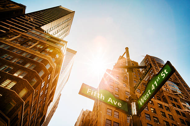 istock Fifth Avenue Sign Post 474222557